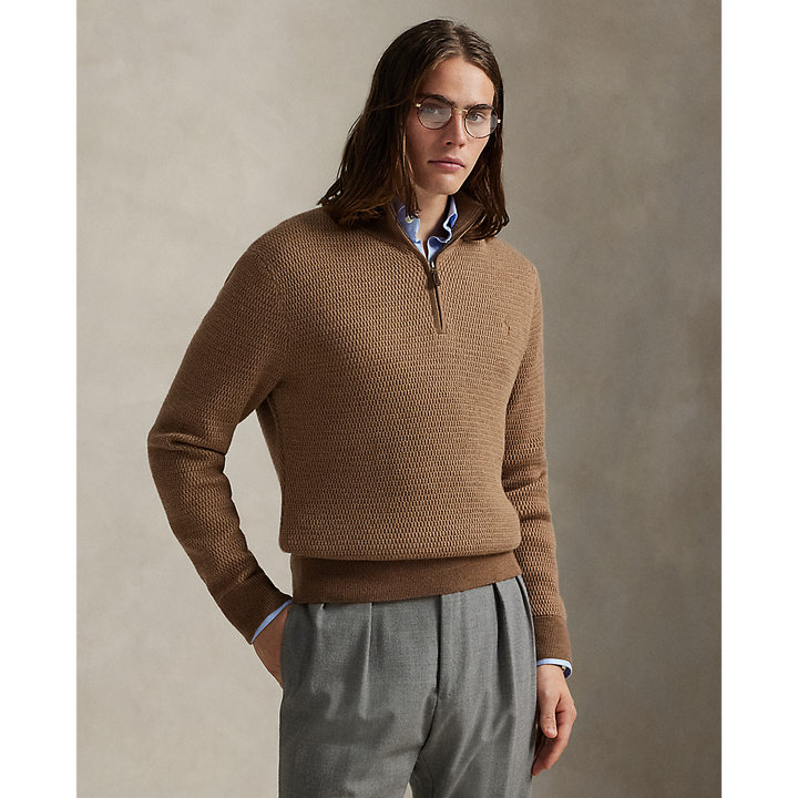 PRL Washable Wool Quarter-Zip Jumper/Pulover 710948865002