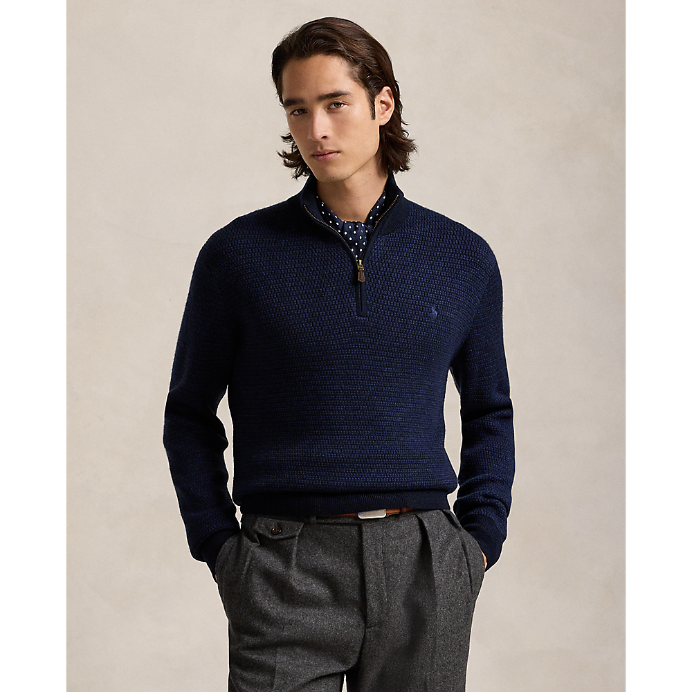 PRL Washable Wool Quarter-Zip Jumper/Pulover 710948865003