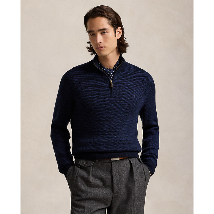 PRL Washable Wool Quarter-Zip Jumper/Pulover 710948865003