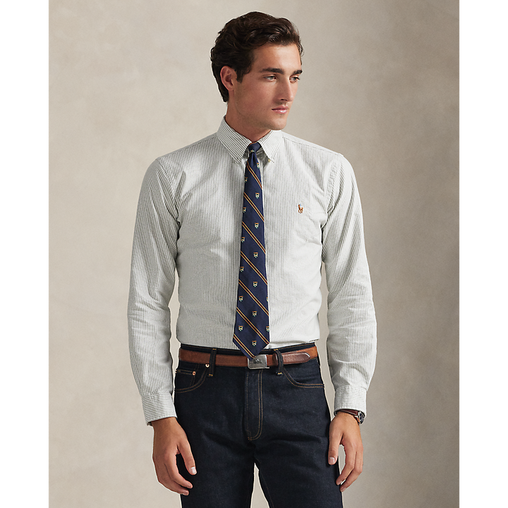 PRL Custom Fit Striped Oxford Shirt/Košulja 710953704011