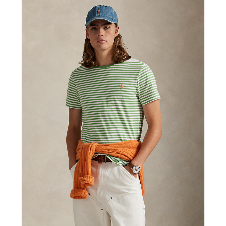 PRL Custom Slim Fit Striped Jersey T-Shirt/Majica 710956828008