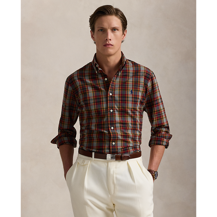 PRL Custom Fit Plaid Performance Shirt/Košulja 710960601002