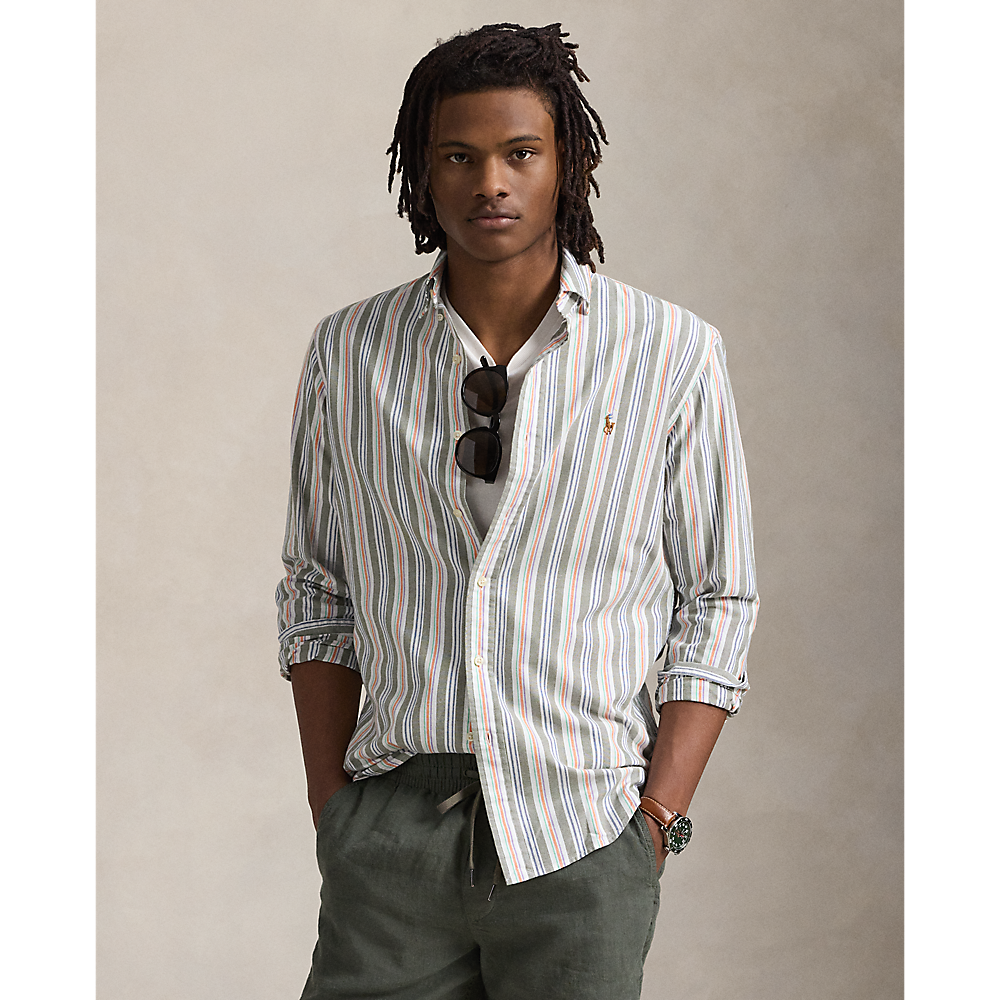 PRL Custom Fit Striped Oxford Shirt/Košulja 710961340002