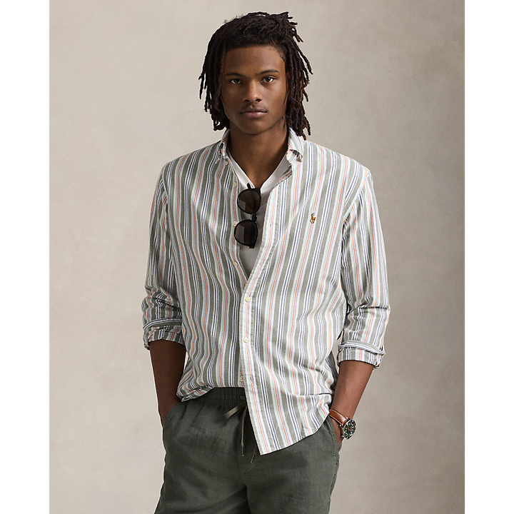 PRL Custom Fit Striped Oxford Shirt/Košulja 710961340002