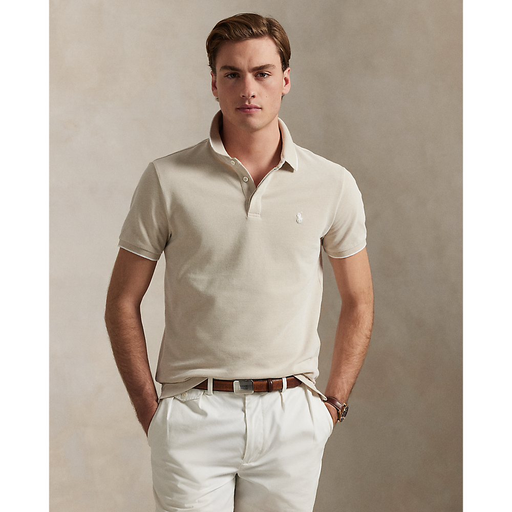 PRL Custom Slim Fit Stretch Oxford Mesh Polo/Polo majica 710963494002