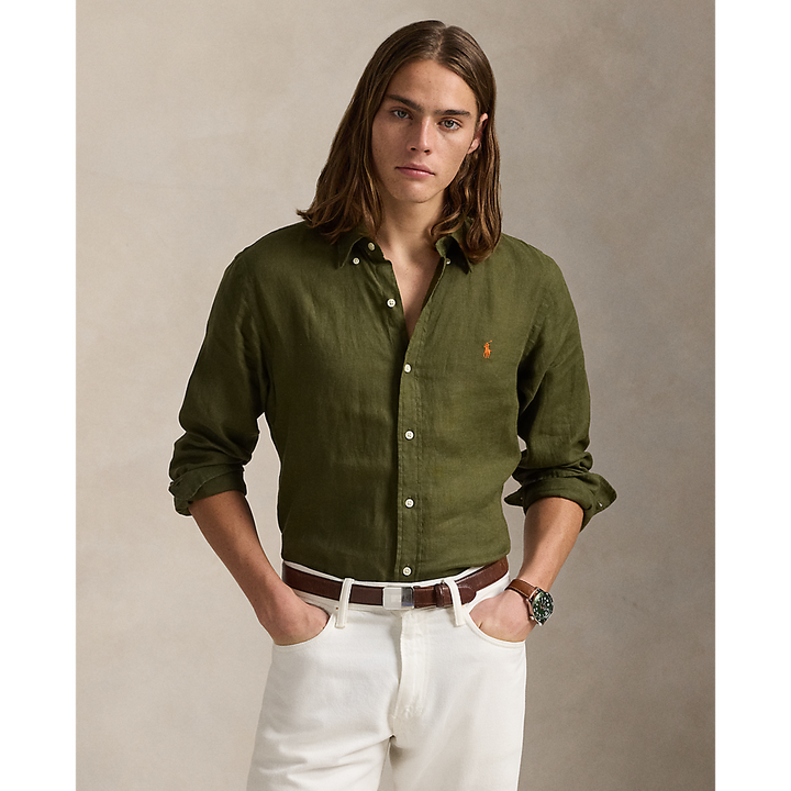 PRL Custom Fit Linen Shirt/Košulja 710966294004