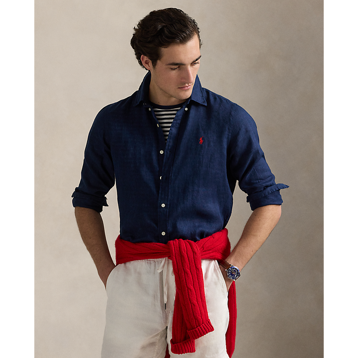 PRL Custom Fit Linen Shirt/Košulja 710966294006