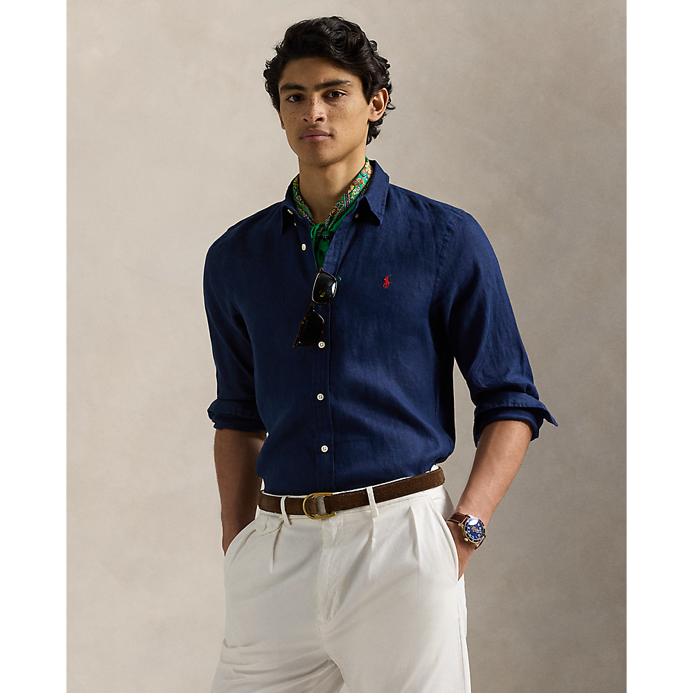 PRL Slim Fit Linen Shirt/Košulja 710966295002