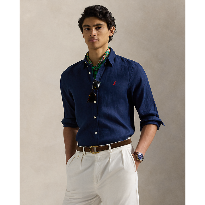 PRL Slim Fit Linen Shirt/Košulja 710966295002
