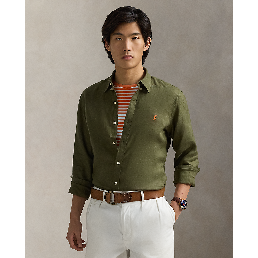 PRL Slim Fit Linen Shirt/Košulja 710966295004