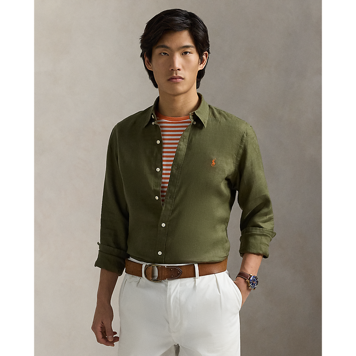 PRL Slim Fit Linen Shirt/Košulja 710966295004