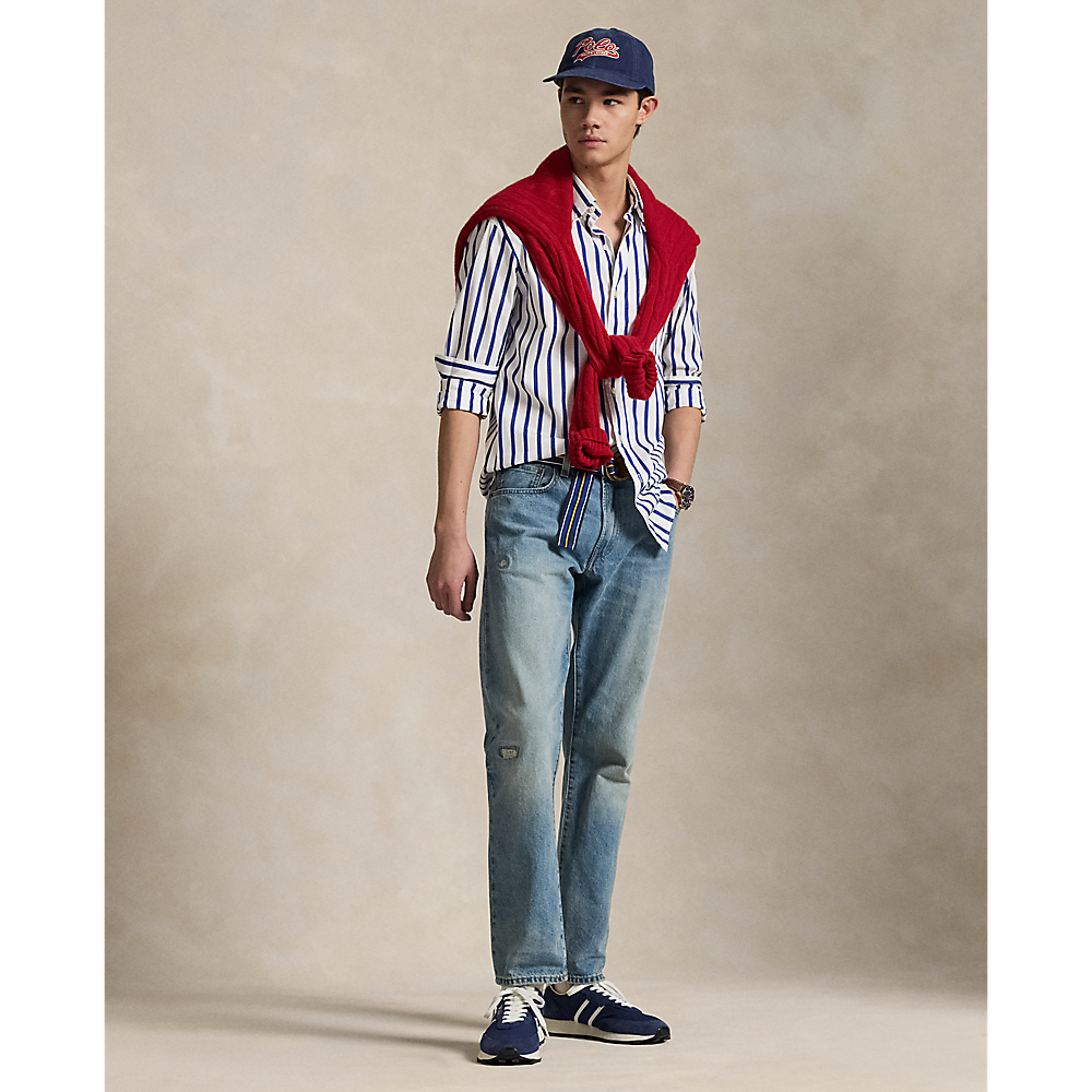 PRL Classic Fit Striped Poplin Shirt/ Unisex Košulja 710966417001