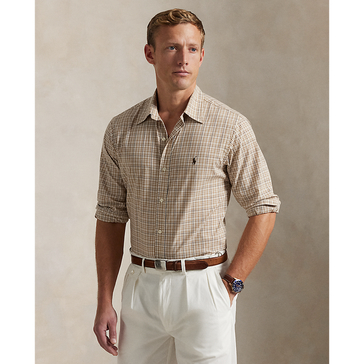 PRL Custom Fit Checked Stretch Poplin Shirt/Košulja 710968937006