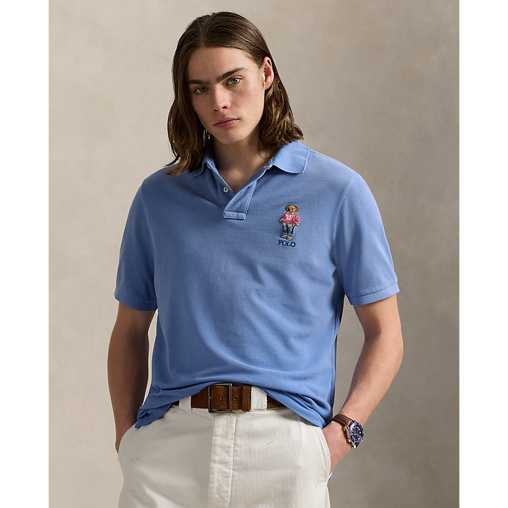PRL Custom Slim Polo Bear Mesh Polo Shirt/Polo Majica 710969629001