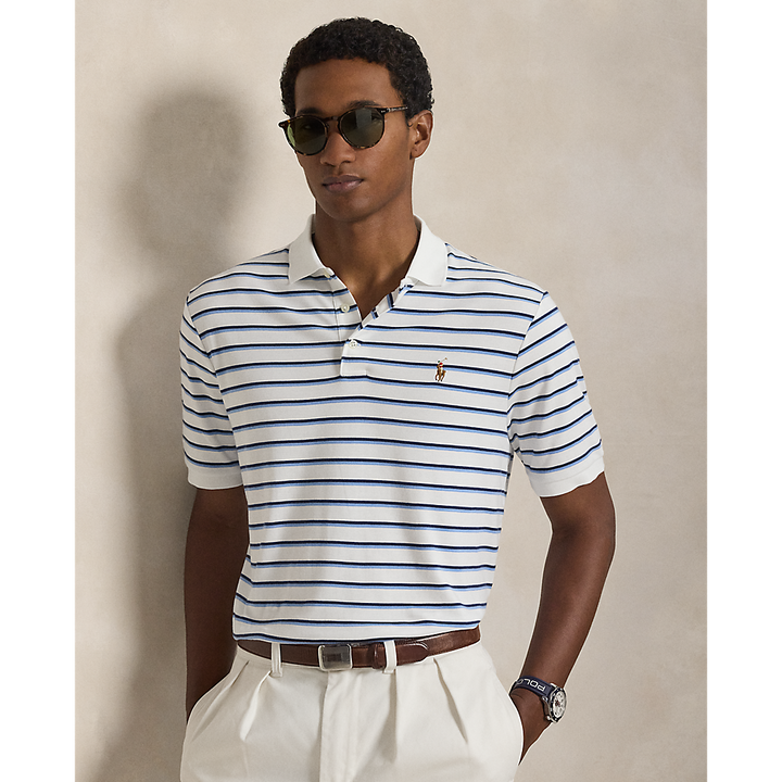 PRL Custom Slim Fit Striped Soft Cotton Polo/Polo majica 710974586500