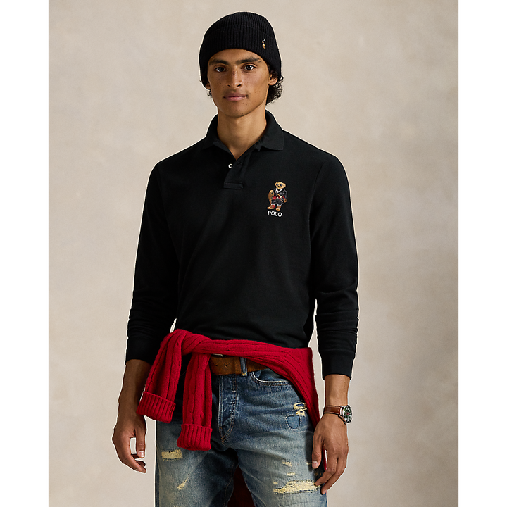 PRL Classic Fit Polo Bear Mesh Polo Shirt/Polo majica 710981793002
