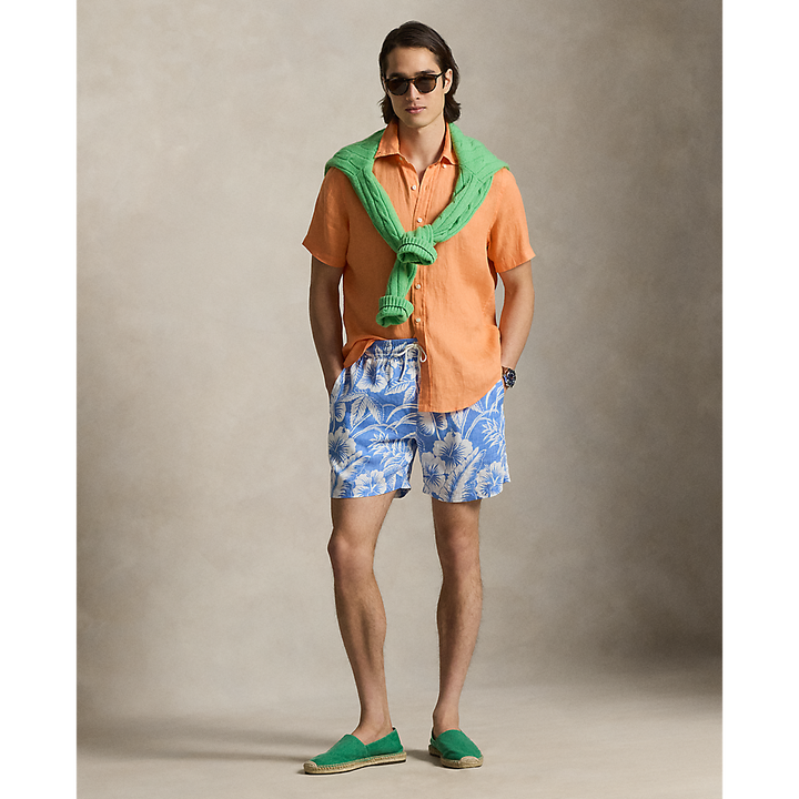 PRL 5.75-Inch Traveler Linen Swim Trunk/Kupaće 710A13242001