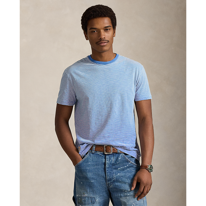 PRL Classic Fit Striped Jersey T-Shirt/Majica 710B13488001
