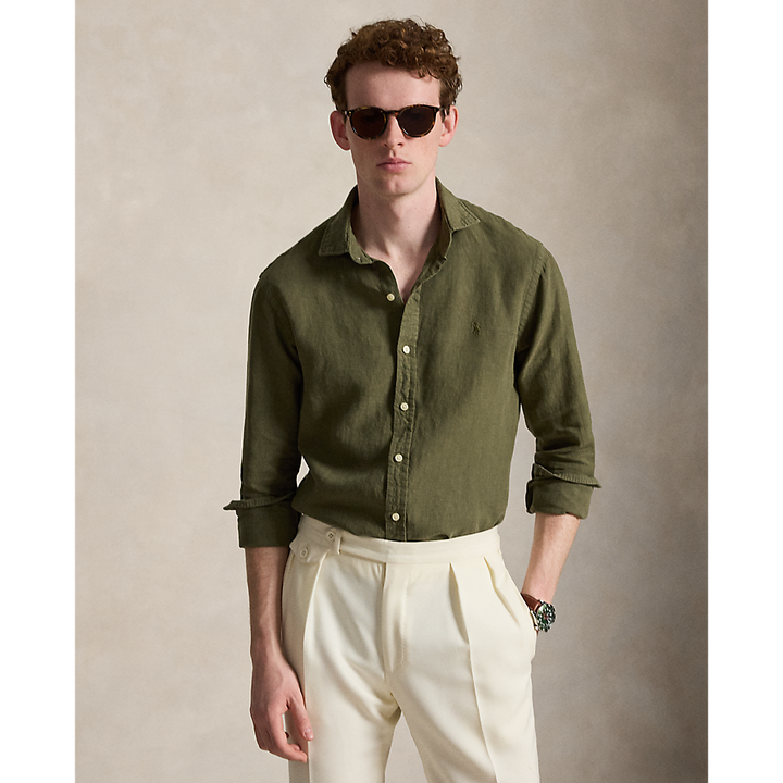 PRL Custom Fit Slub Linen Shirt/ Košulja 710B15650004