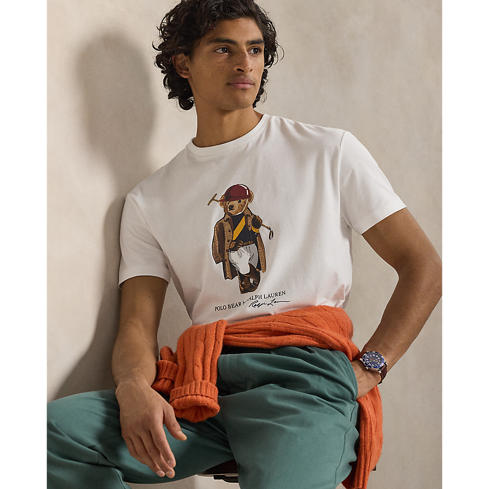 PRL Custom Slim Fit Polo Bear T-Shirt/Majica 710B16611001