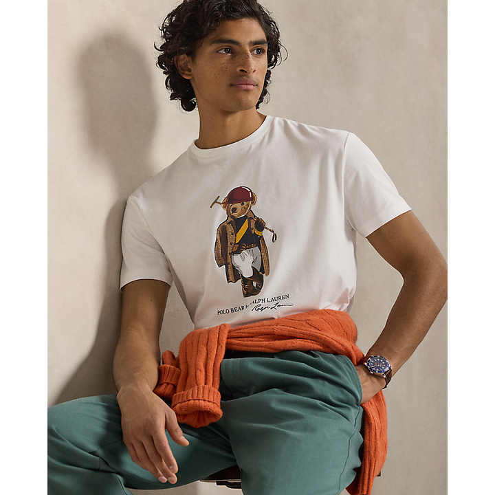 PRL Custom Slim Fit Polo Bear T-Shirt/Majica 710B16611001