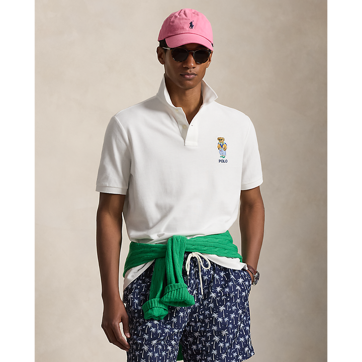 PRL Custom Slim Fit Polo Bear Mesh Polo/Polo majica 710B16617001