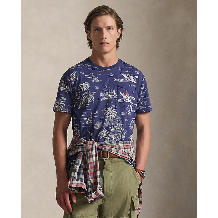 PRL Custom Slim Fit Polo Bear T-Shirt/Majica 710B16619001