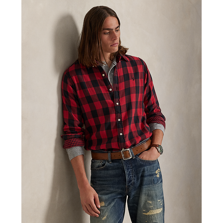 PRL Custom Fit Plaid Double-Faced Shirt/ Košulja 710P00517001