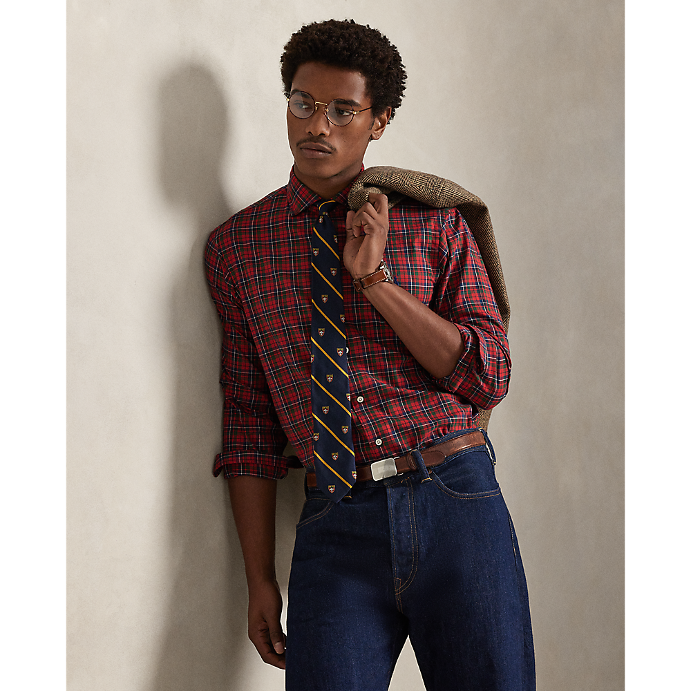 PRL  Custom Fit Plaid Twill Shirt/Košulja 710P01445001