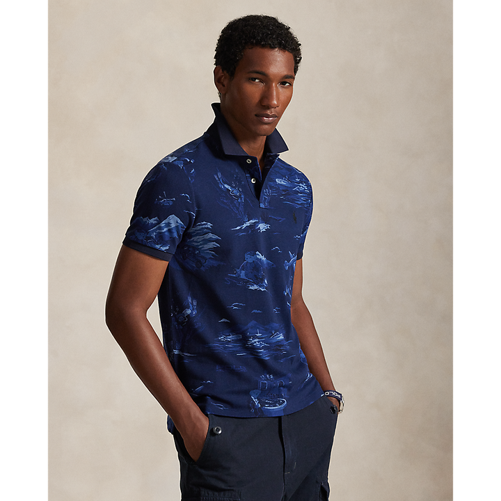 PRL Custom Slim Fit Polo Bear Mesh Polo/Polo majica 710P04012001