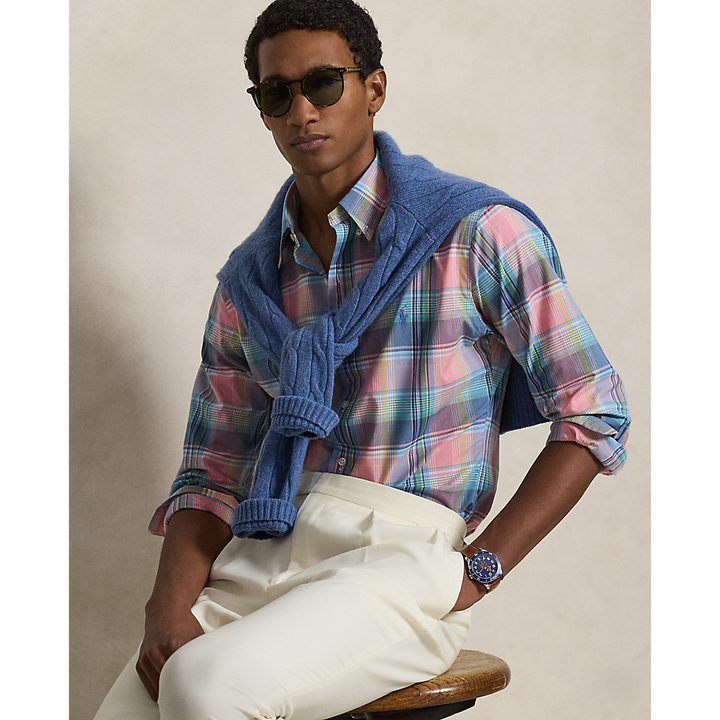 PRL Custom Fit Plaid Poplin Shirt/Košulja 710P06020006