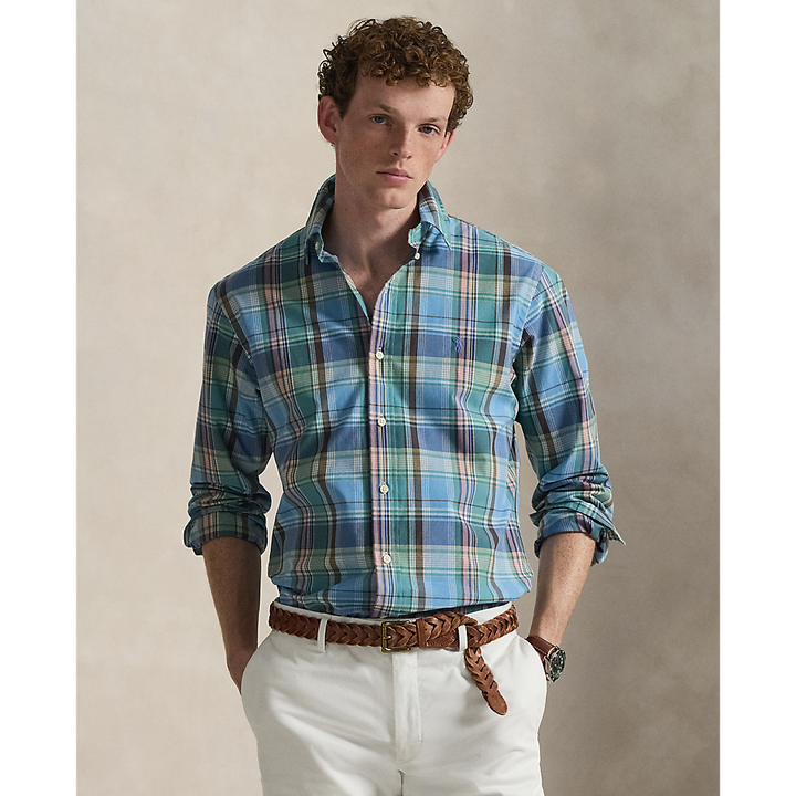 PRL Custom Fit Plaid Poplin Shirt/Košulja 710P06020007