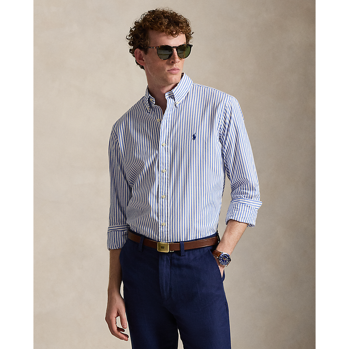 PRL Custom Fit Striped Poplin Shirt/Košulja 710P07019001
