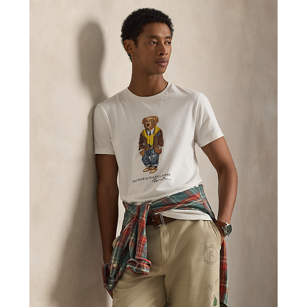PRL Custom Slim Fit Polo Bear Jersey T-Shirt/Majica 710P07346001