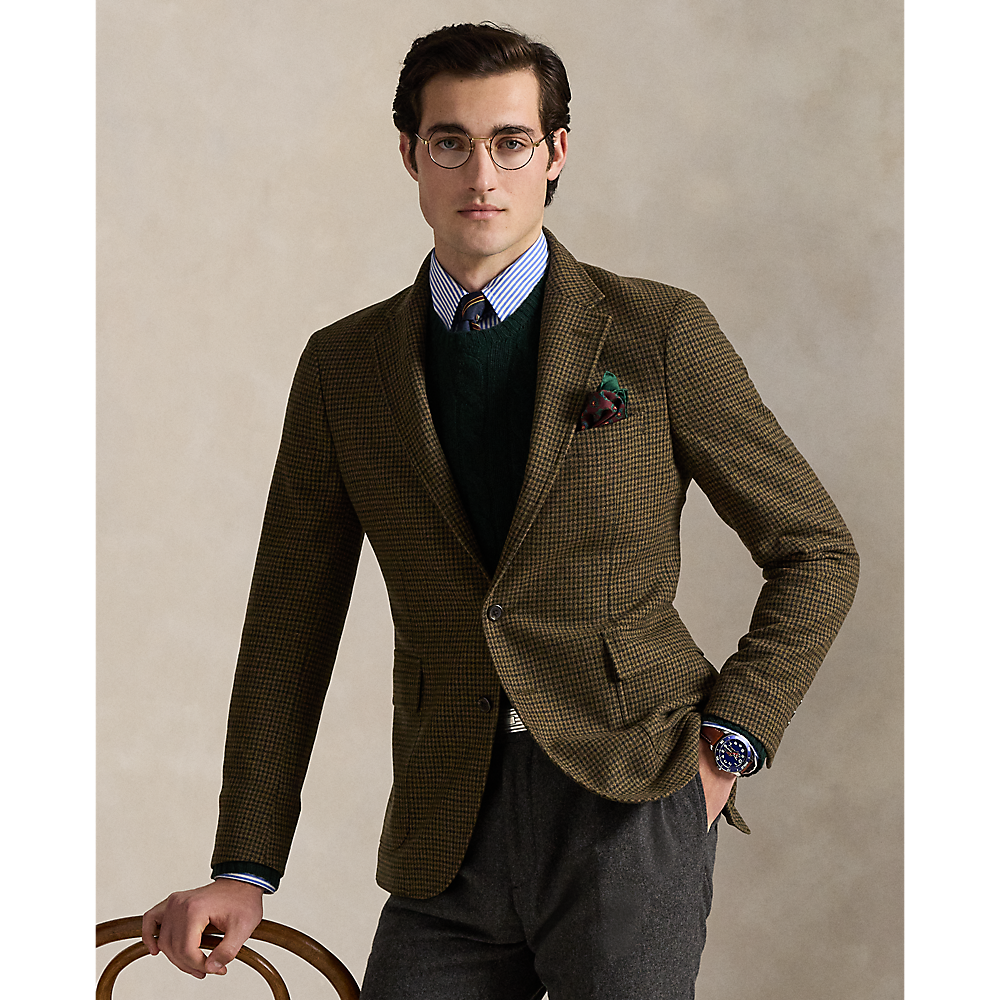 PRL Polo Modern Plaid Wool-Blend Sport Coat/ Sako 715980008001