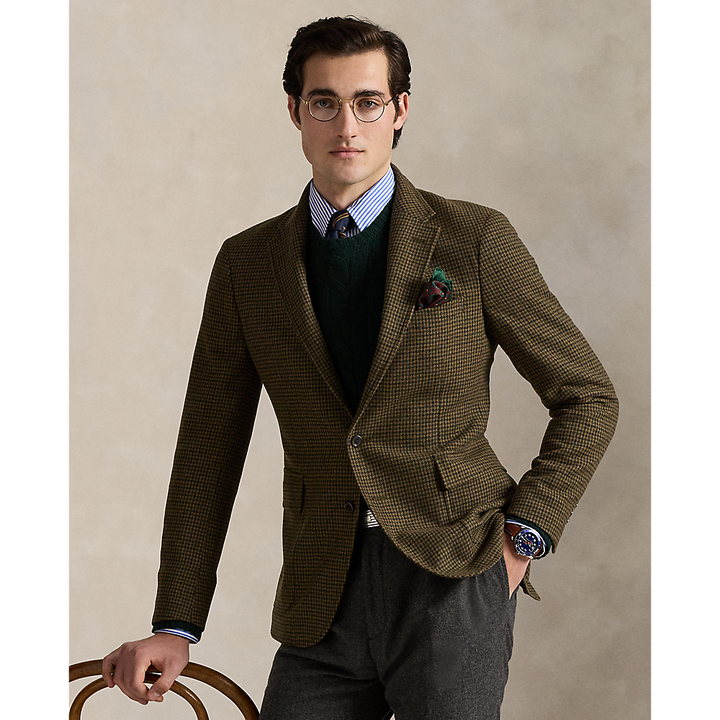 PRL Polo Modern Plaid Wool-Blend Sport Coat/ Sako 715980008001