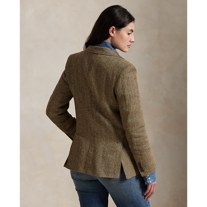 PRL Herringbone Linen-Blend Blazer/Sako 211891070001