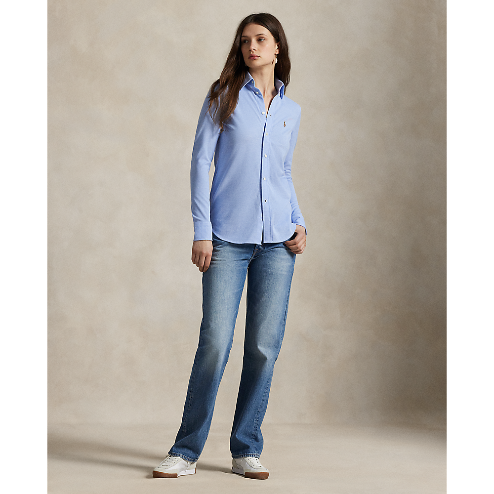 PRL Slim Fit Knit Cotton Oxford Shirt/Košulja 211664427001