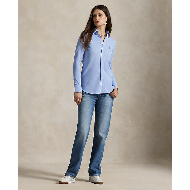 PRL Slim Fit Knit Cotton Oxford Shirt/Košulja 211664427001