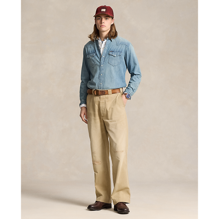 PRL Slub Denim Western Shirt/Košulja 710703936001