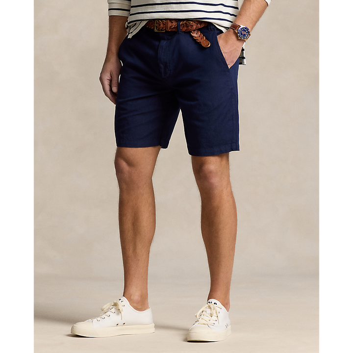 PRL 21.5-cm Classic Fit Cotton-Linen Short/Bermude 710741375004