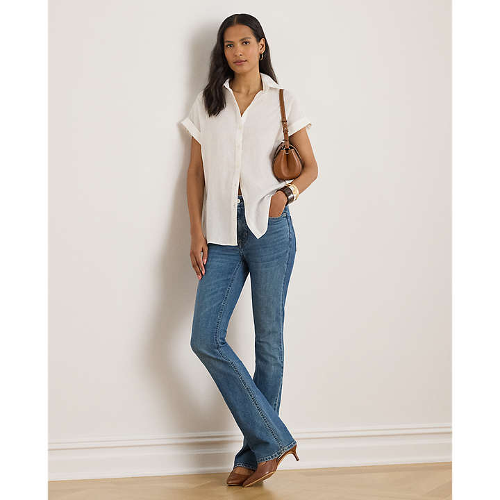 LRL Relaxed Fit Linen Short-Sleeve Shirt/Košulja 200699152001