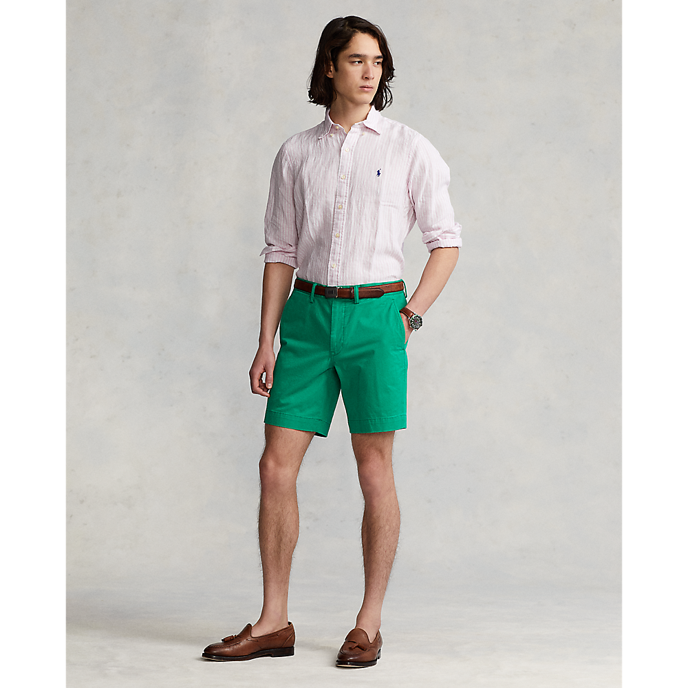 PRL Custom Fit Striped Linen Shirt/Košulja 710873446002
