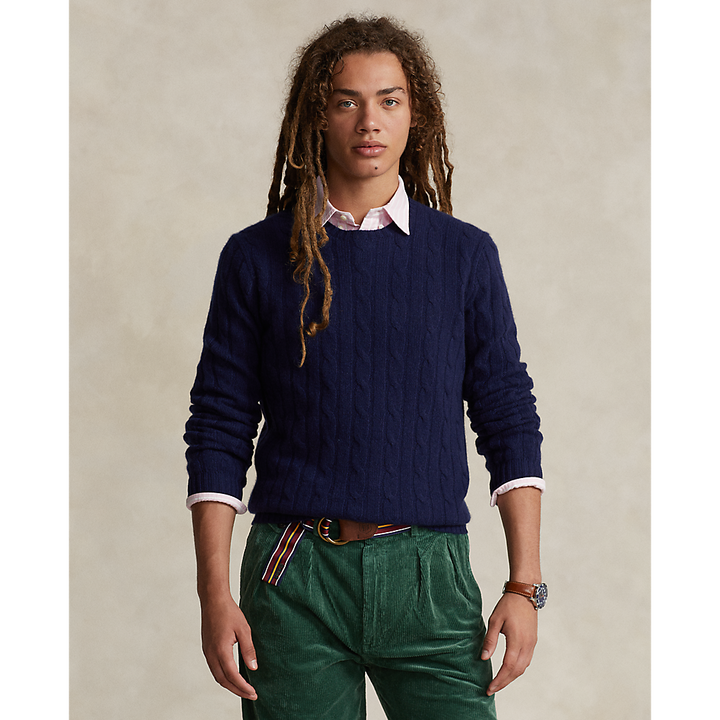 PRL The Iconic Cable-Knit Cashmere Jumper/Pulover 710876728008