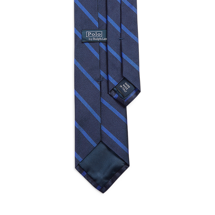 PRL Striped Silk Repp Club Tie/Kravata 712883559005