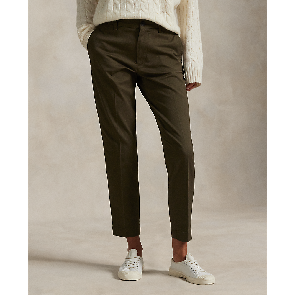PRL Cropped Slim Fit Twill Chino Trouser/Hlače 211890343001