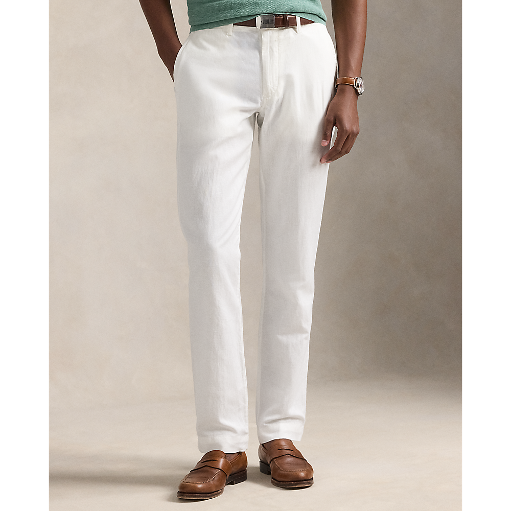 PRL Straight Fit Linen-Cotton Trouser/Hlače 710901796002