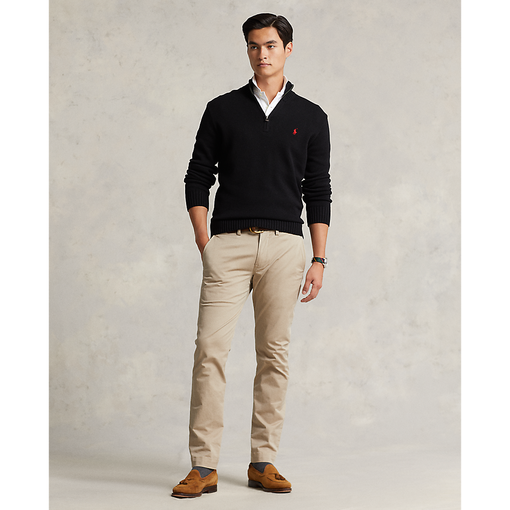 PRL Cotton Quarter-Zip Jumper/Pulover 710859939003