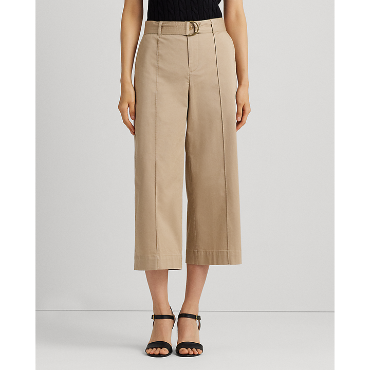 LRL Micro-Sanded Belted Wide-Leg Trouser/Hlače 200876606004