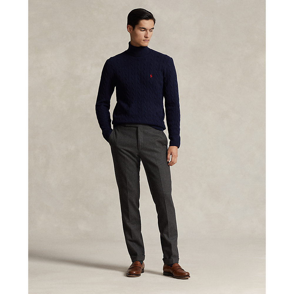 PRL Cable Wool-Cashmere Roll neck Jumper/Pulover 710876836005